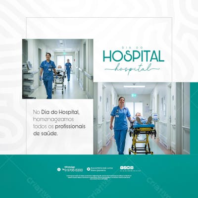 01 de Julho - Dia do Hospital - Flyer Social Media PSD Editável (13)
