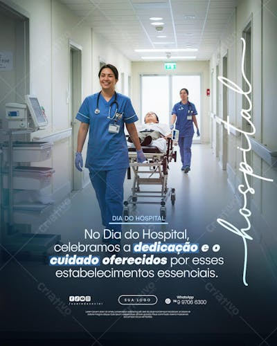 01 de Julho - Dia do Hospital - Flyer Social Media PSD Editável (11)