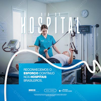 01 de Julho - Dia do Hospital - Flyer Social Media PSD Editável (14)