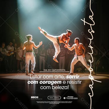 03 de Agosto Dia do Capoeirista Capoeira Flyer Social Media PSD Editável (5)