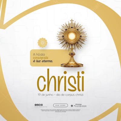 Dia de Corpus Christi Social Media PSD Editável (114)