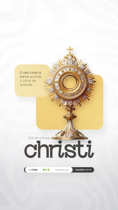 Dia de Corpus Christi Social Media PSD Editável (27)