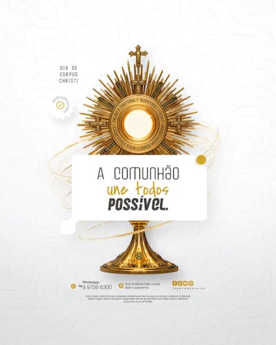 Dia de Corpus Christi Social Media PSD Editável (66)