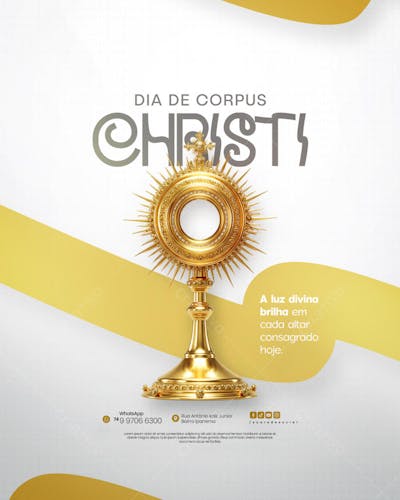 Dia de Corpus Christi Social Media PSD Editável (71)
