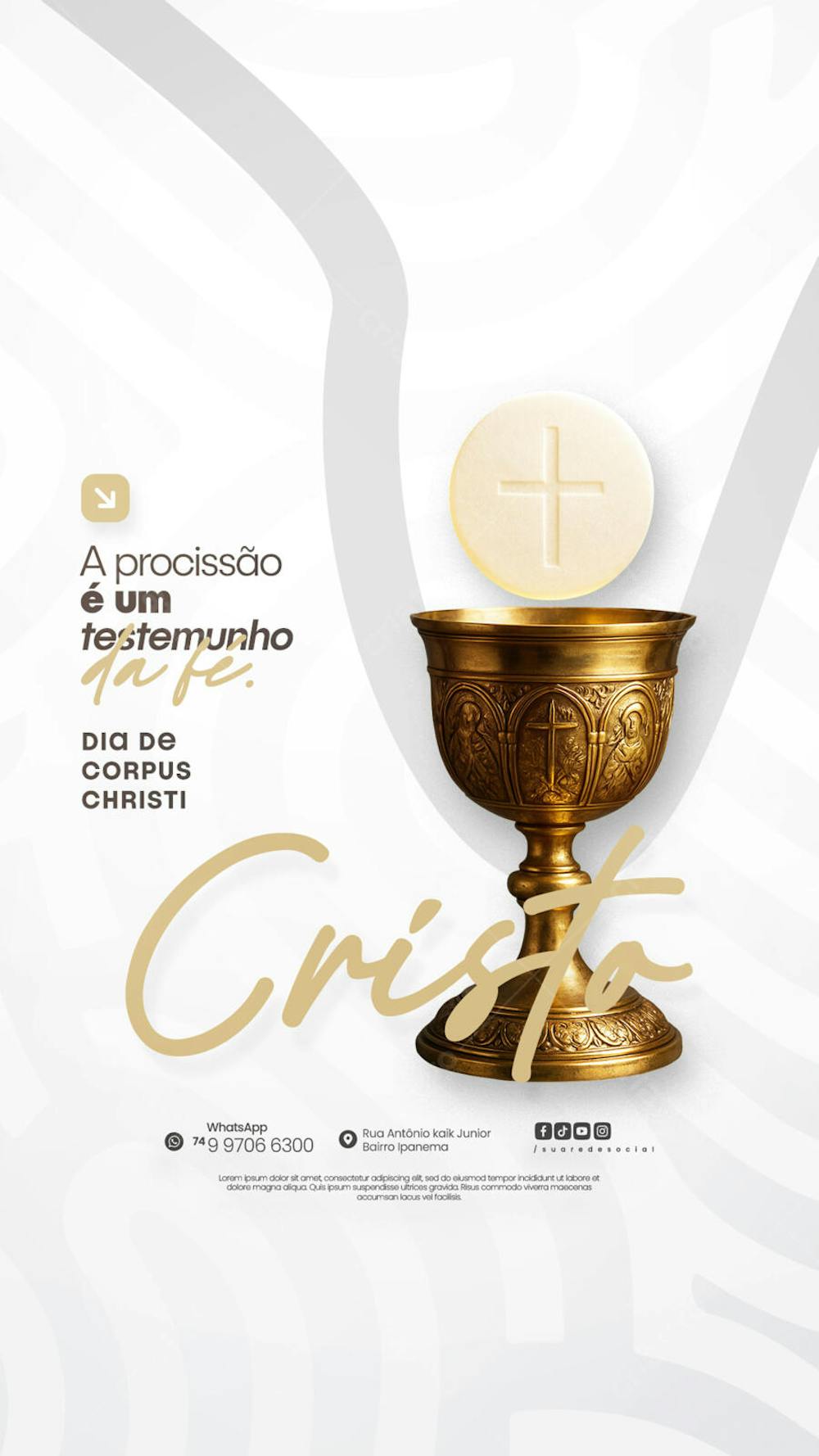 Dia de Corpus Christi Social Media PSD Editável (44)