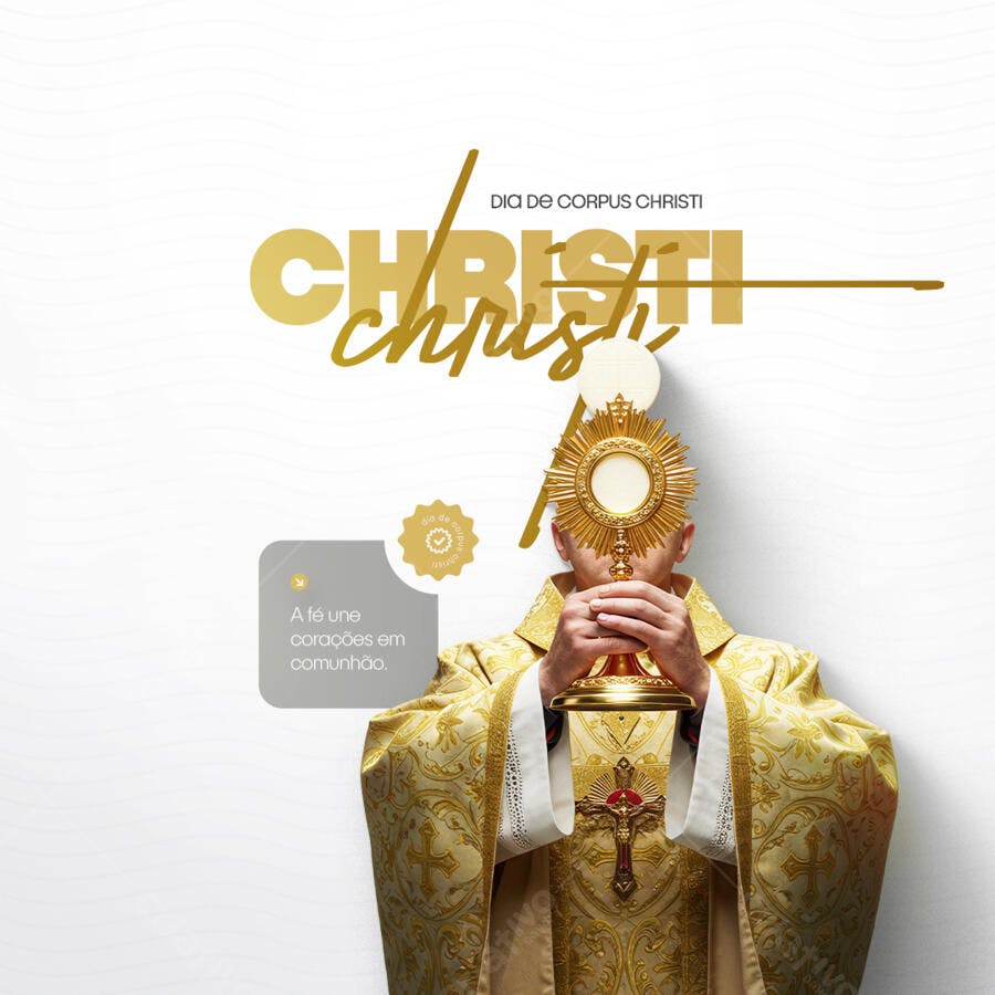 Flyer Dia de Corpus Christi PSD Editável