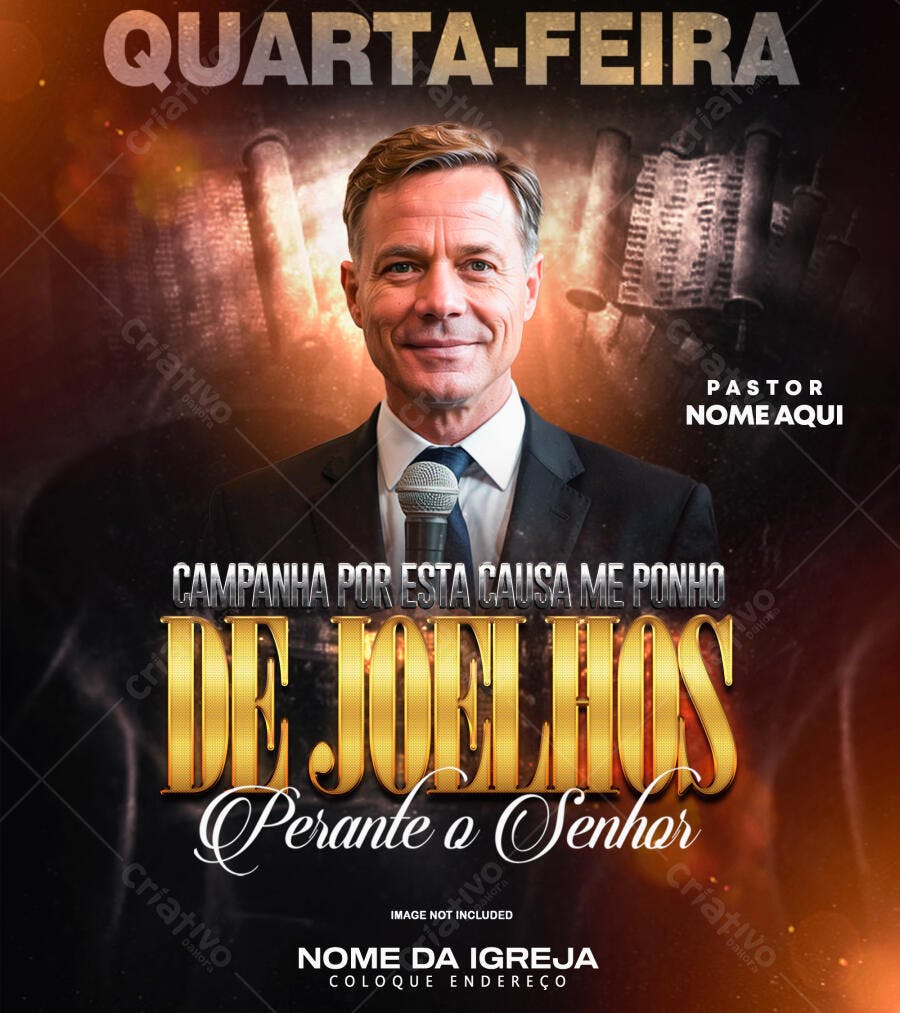 Flyer para Campanha Igreja PSD Editável