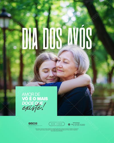 26 de Julho - Dia dos Avós Flyer Social Media PSD Editável (15)