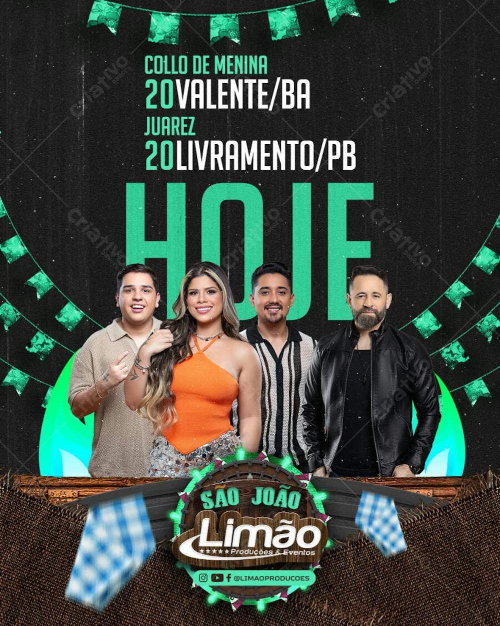 É Hoje 20Jun - Collo de Menina e Juarez