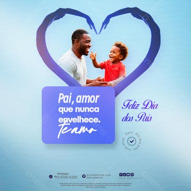 Feliz dia dos pais Flyer Social media PSD Editável (26)
