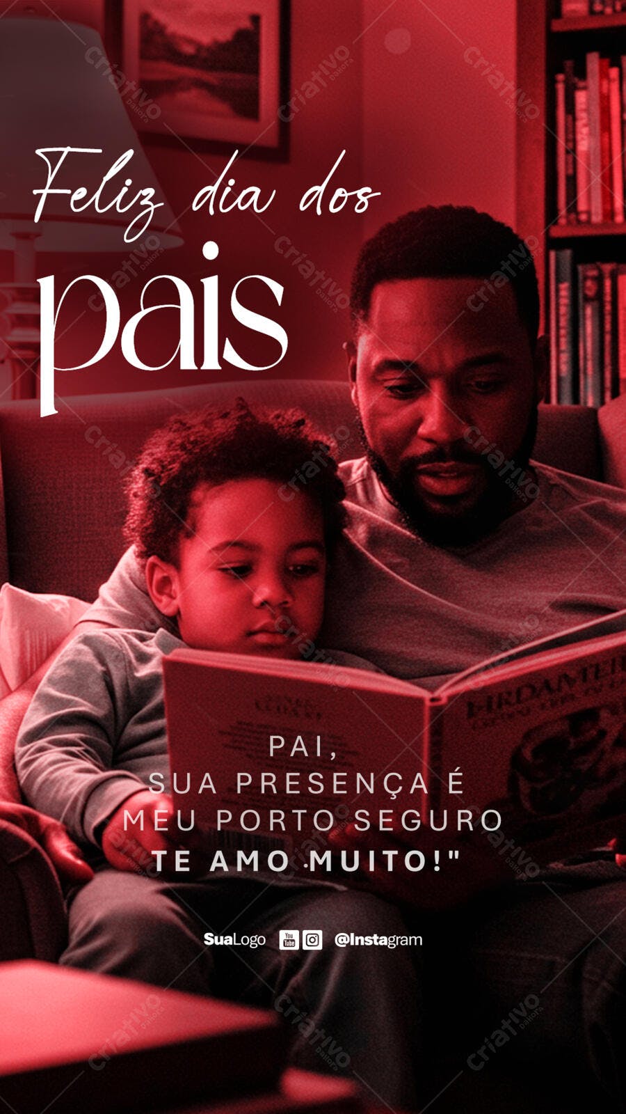 Flyer Dia dos Pais PSD Editável
