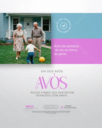Feliz dia dos avós Flyer Social media PSD Editável (3)