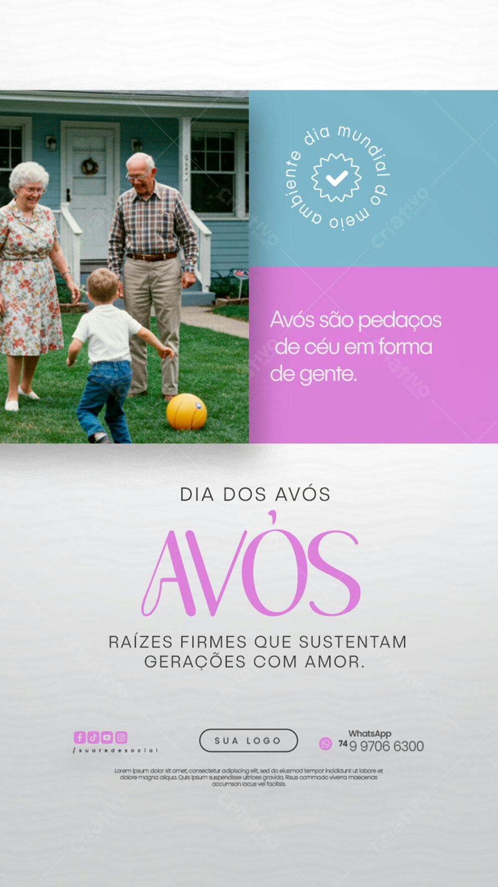 Feliz dia dos avós Flyer Social media PSD Editável (5)