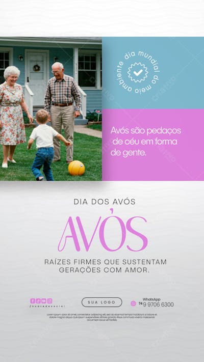 Feliz dia dos avós Flyer Social media PSD Editável (5)