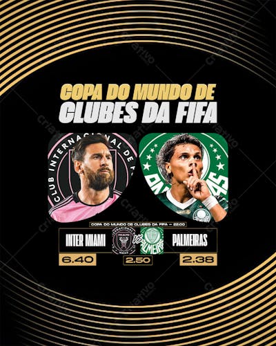 Jogo do Dia - Mundial de Clubes - Inter Miami X Palmeiras