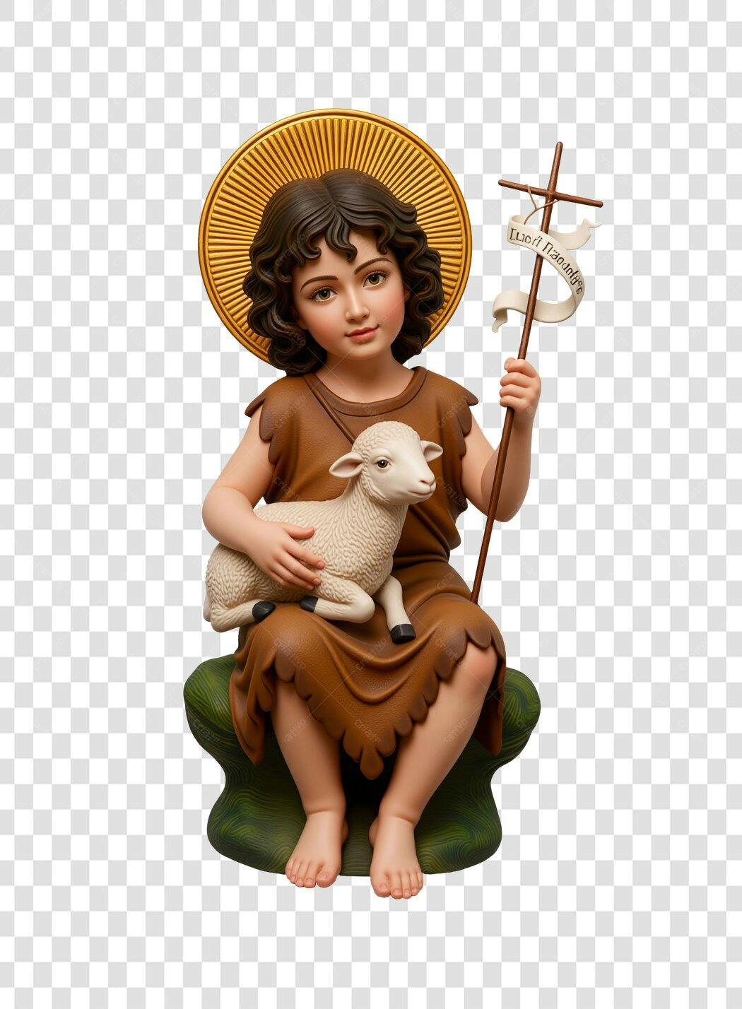 Imagem PNG do Menino Jesus com fundo transparente