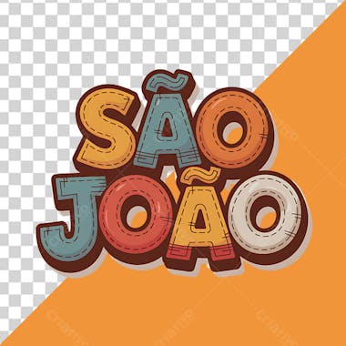 Selo 3D São João Festa Junina no Brasil 03