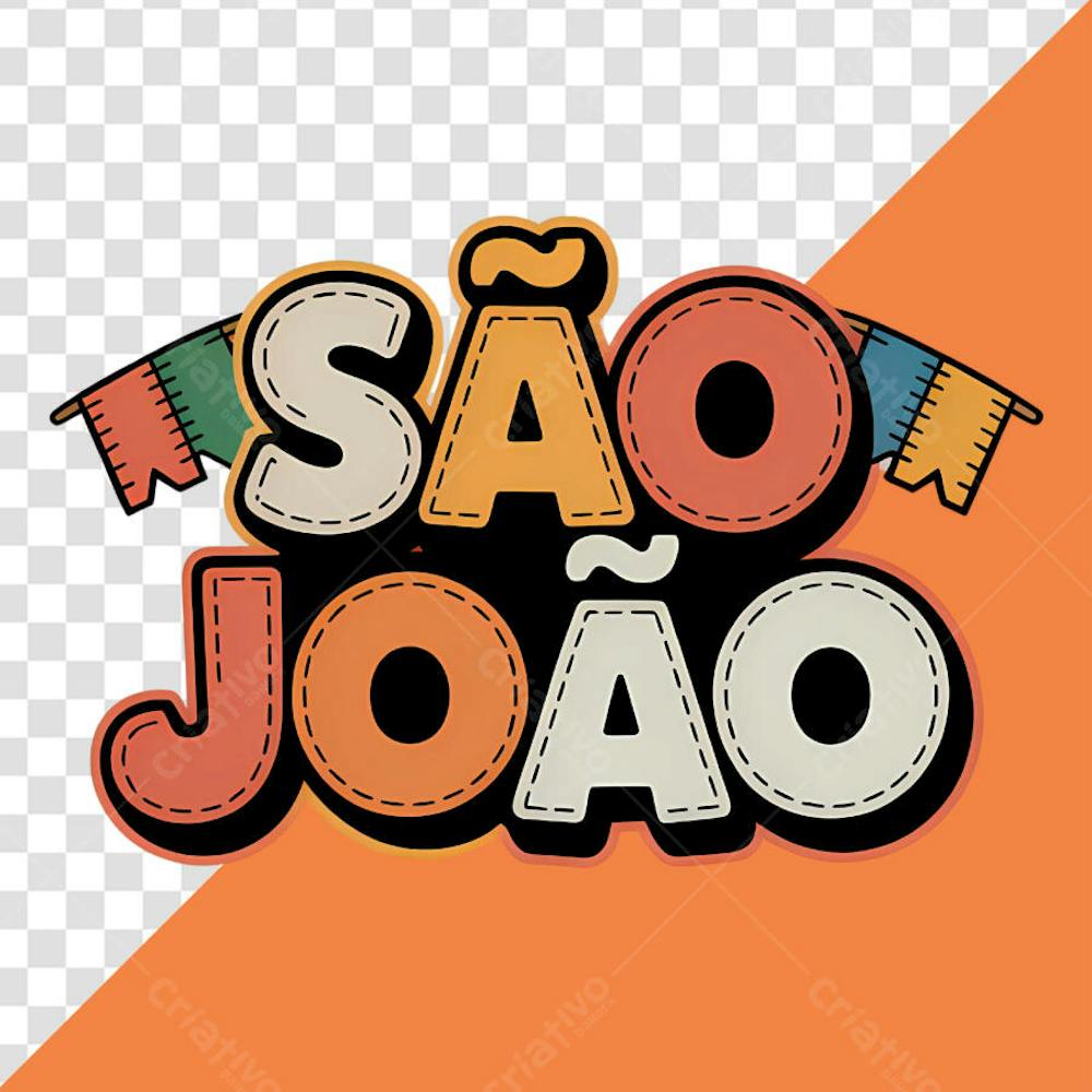 Selo 3D São João Festa Junina no Brasil 02