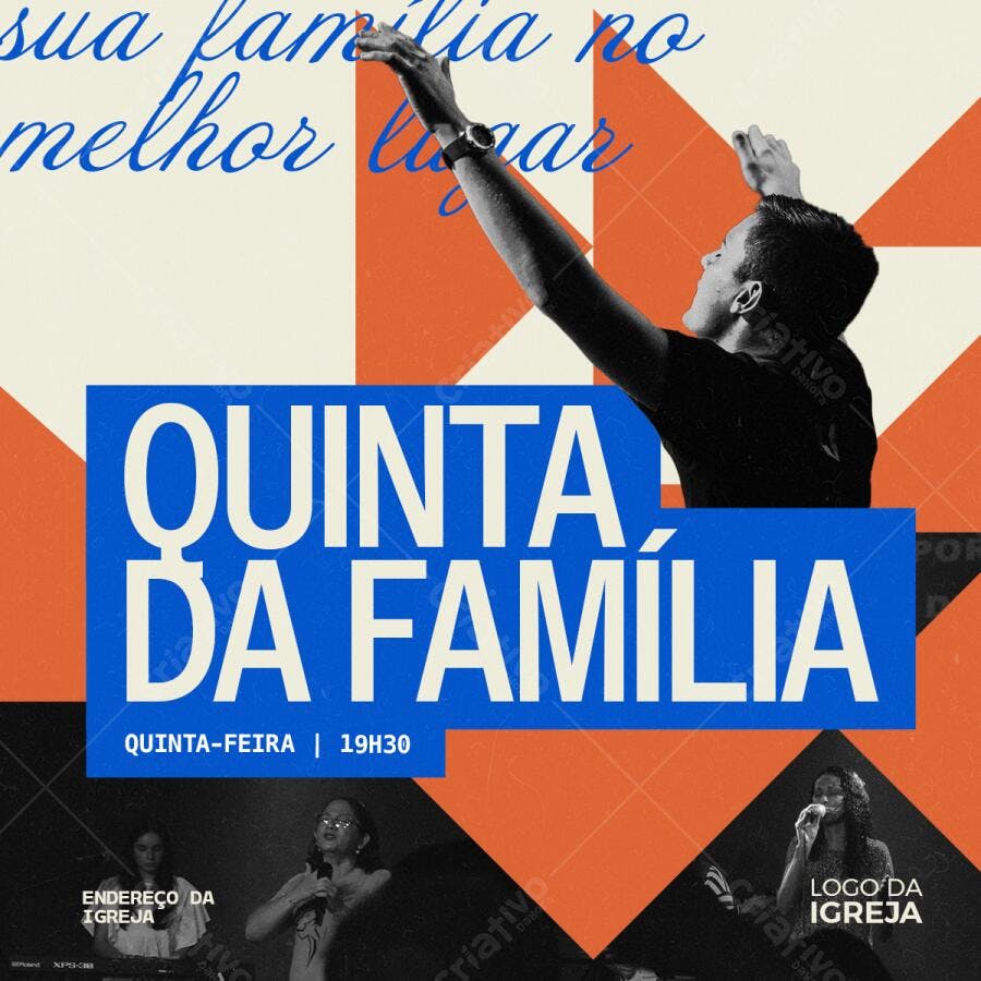 Flyer para Evento da Igreja PSD Editável