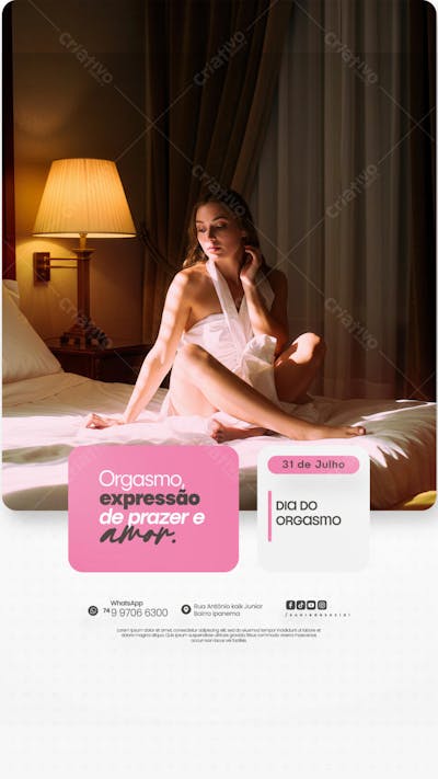 31 de Julho - Dia do Orgasmo - Flyer Social Media PSD Editável (36)