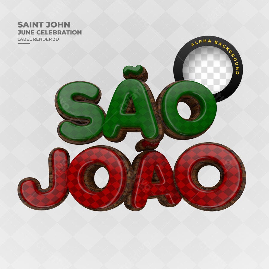 Logotipo São João PSD Editável