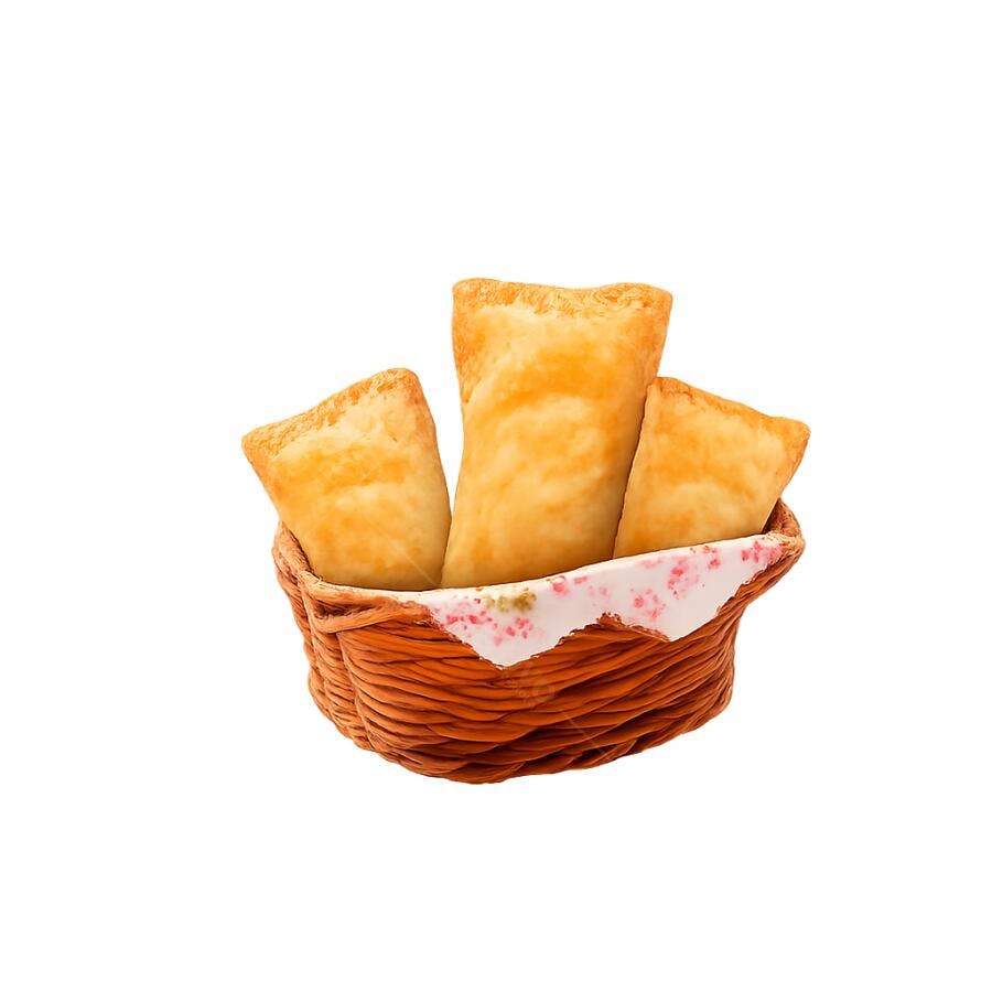 Mockup Salgados em Cesta PNG com fundo transparente
