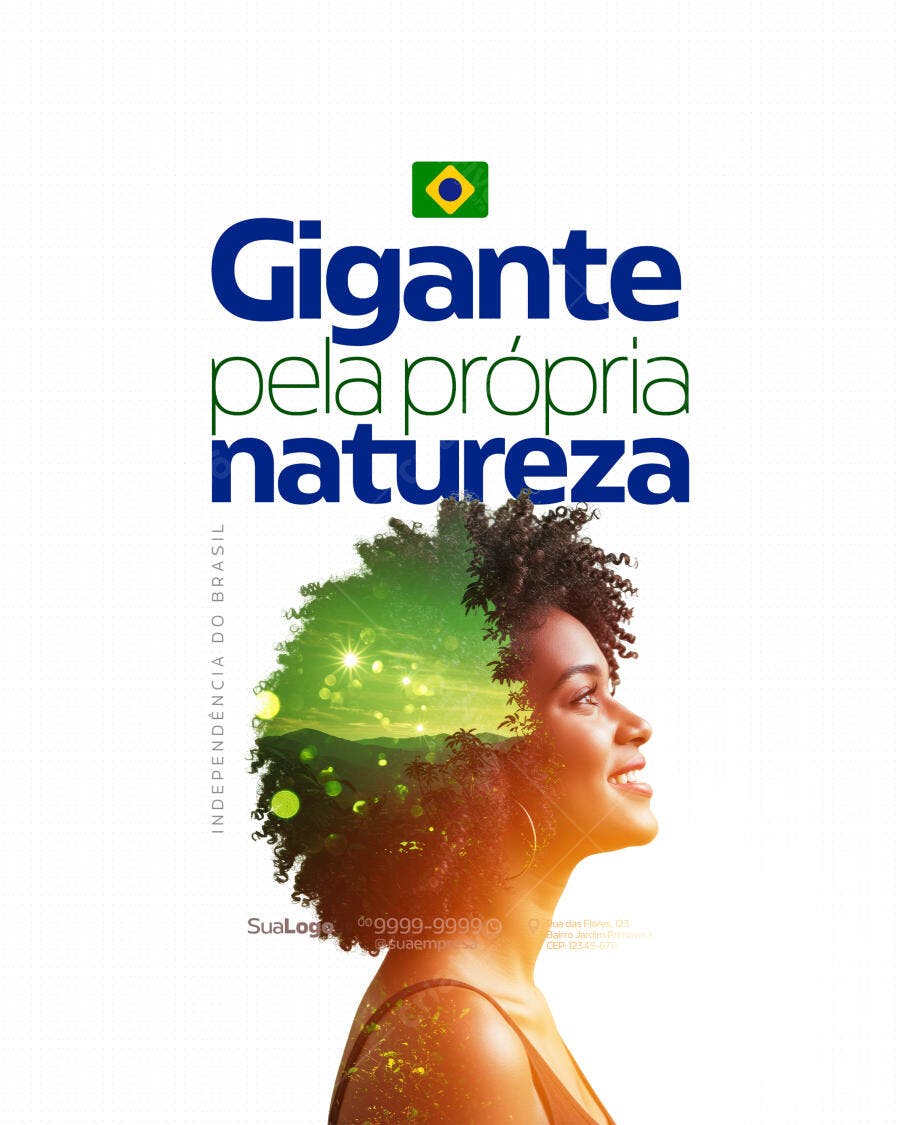 Flyer 7 de Setembro PSD Editável