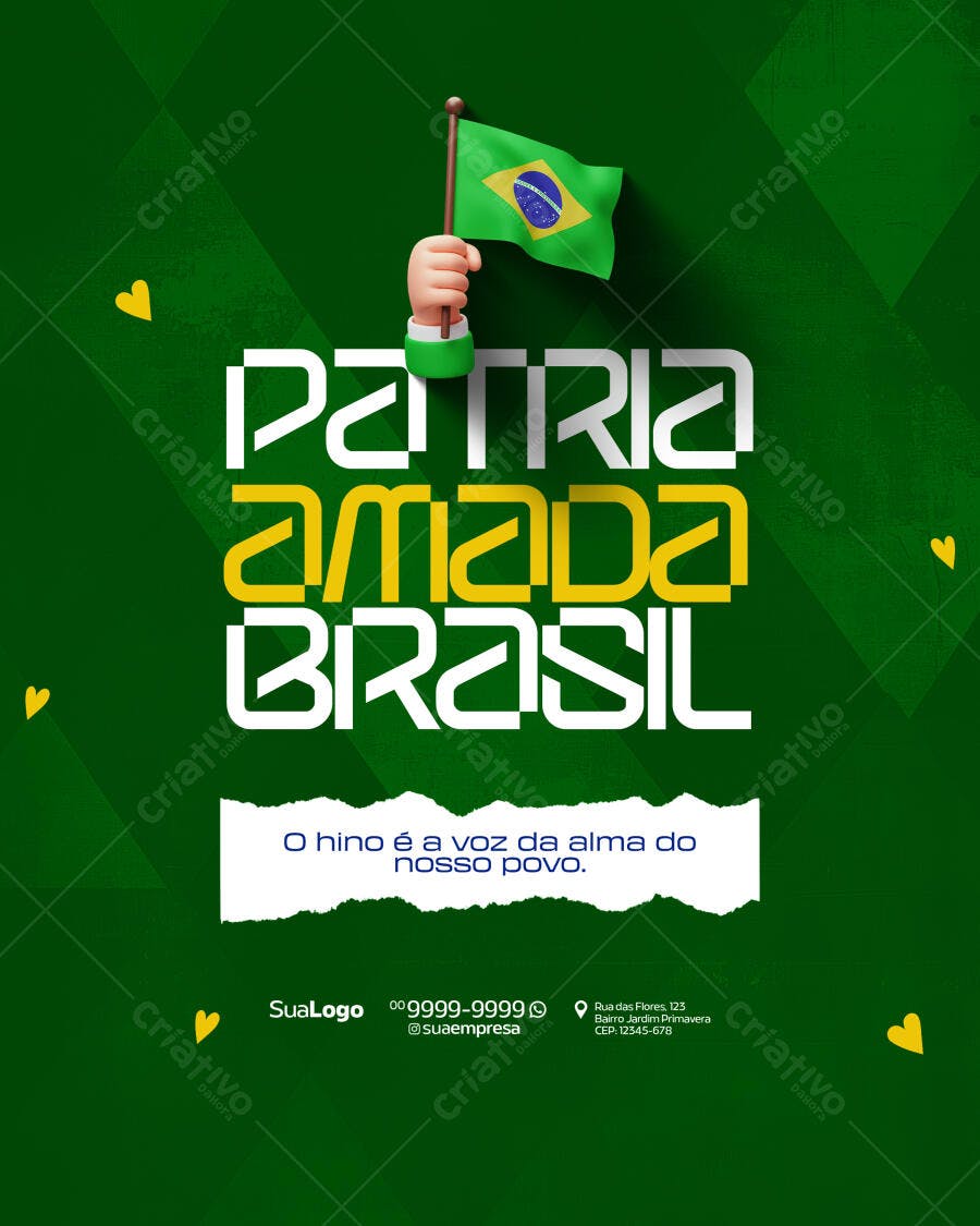 Flyer 7 de Setembro PSD Editável