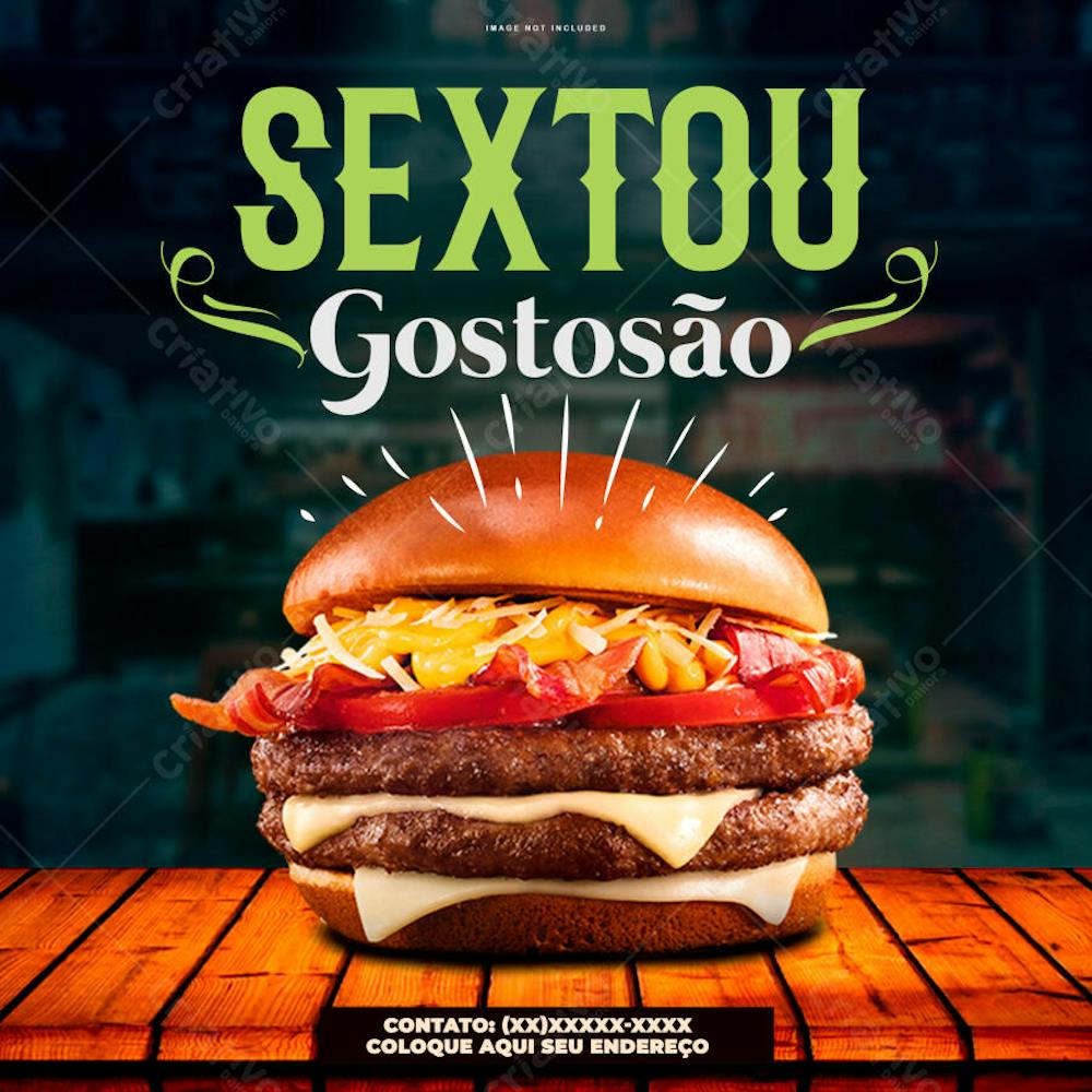SEXTOU GOSTOSÃO - COMIDA