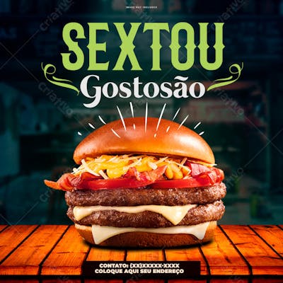 SEXTOU GOSTOSÃO - COMIDA