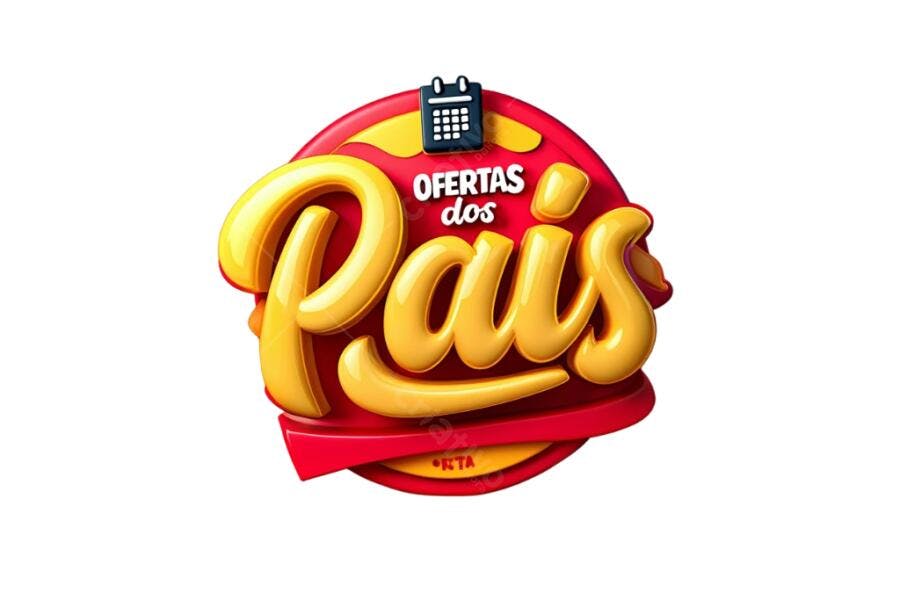 Banner Dia dos Pais PNG com fundo transparente