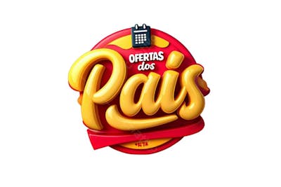 OFERTAS DOS  Selo 3D PNG Transparente