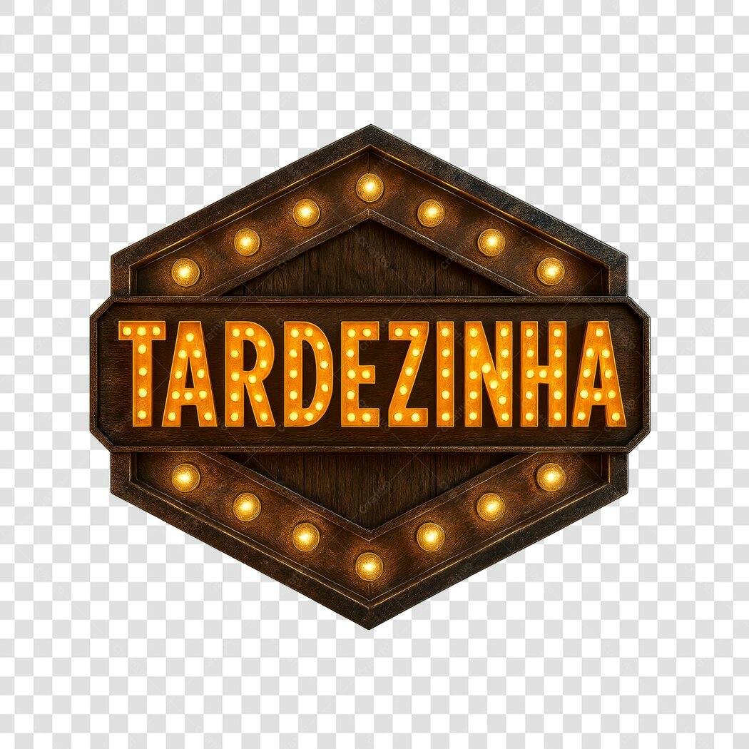Banner Tardezinha PNG com fundo transparente