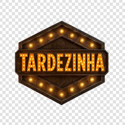 TARDEZINHA SELO 3D GERADO POR IA 4