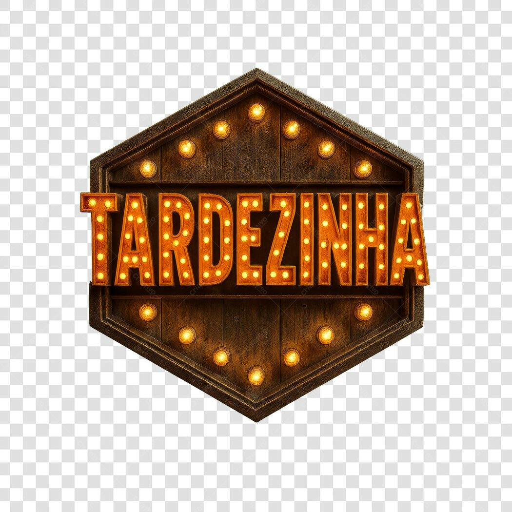 Banner Tardezinha PNG com fundo transparente