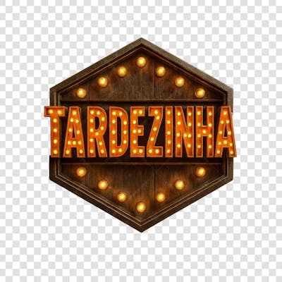 TARDEZINHA SELO 3D GERADO POR IA 3