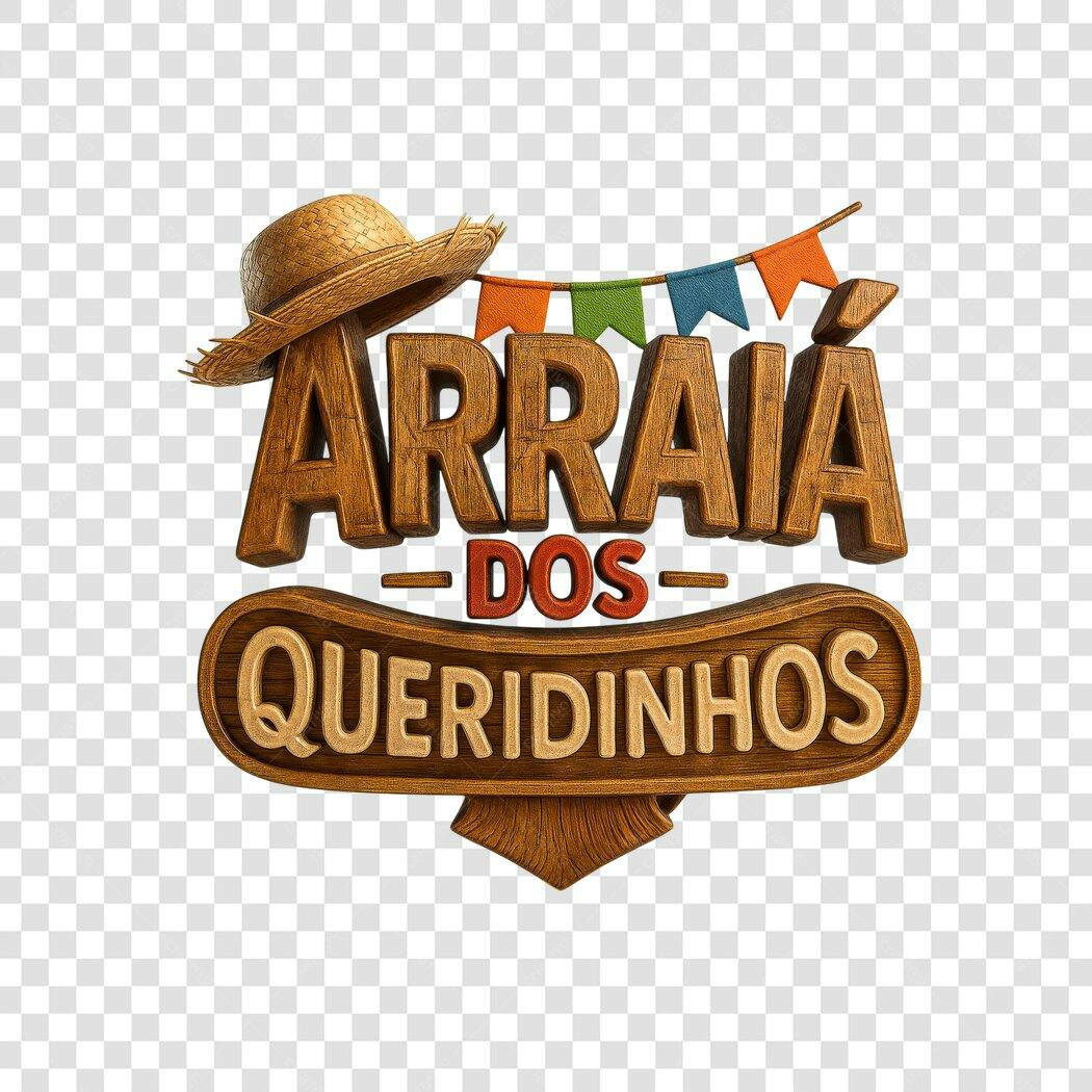 Banner Festa Junina Arraiá PNG com fundo transparente