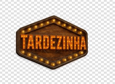 TARDEZINHA SELO 3D GERADO POR IA 1