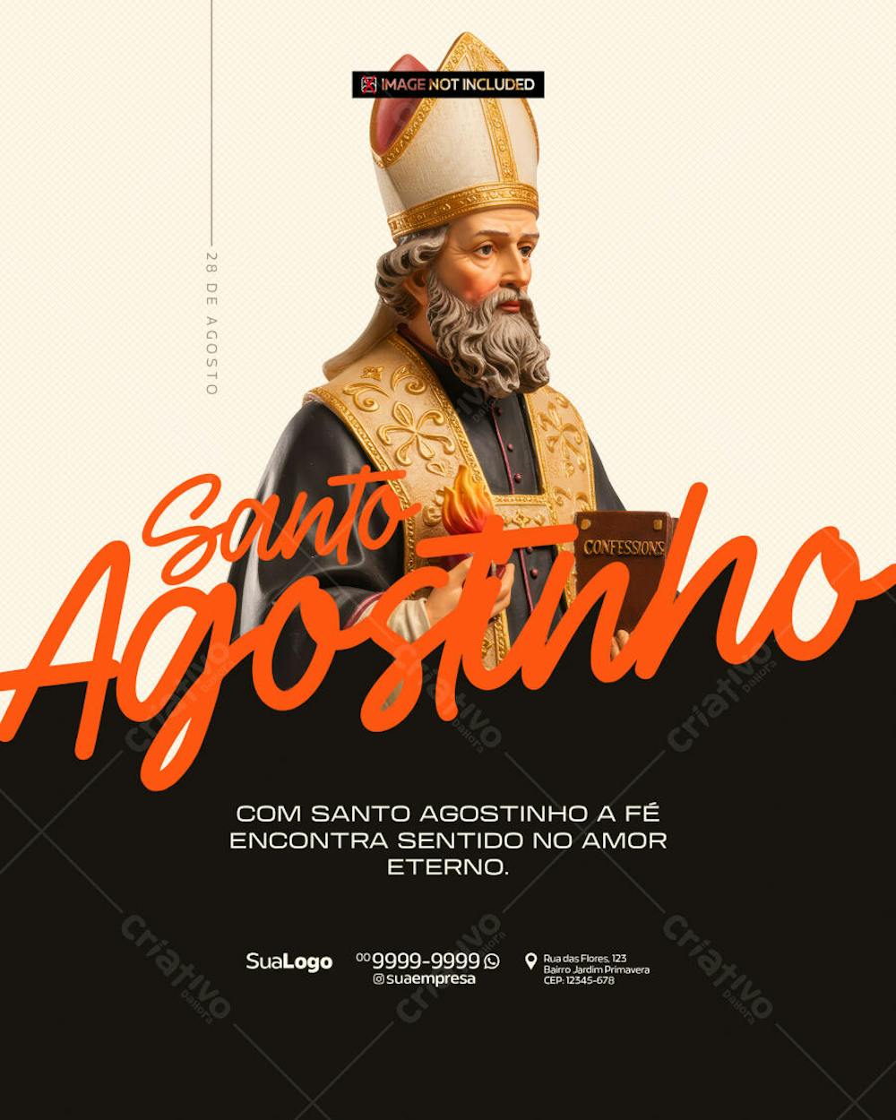 Social Media Dia de Santo Agostinho 28 de Agosto (1)