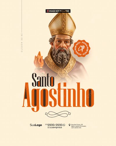 Social Media Dia de Santo Agostinho 28 de Agosto (3)