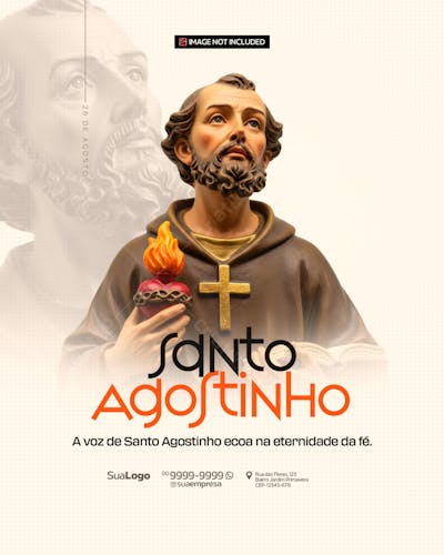 Social Media Dia de Santo Agostinho 28 de Agosto (2)