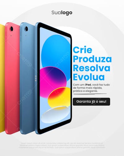 iPad 10 - Crie. produza. resolva. evolua - Loja de iPhone