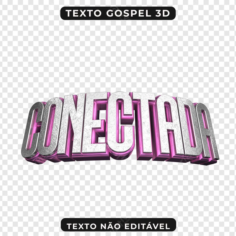 Banner Gospel Conectada PNG com fundo transparente