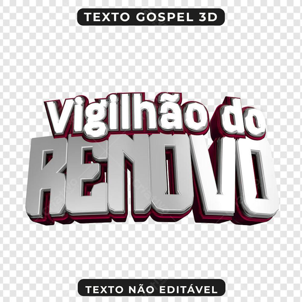 VIGILHÃO DO PODER DE DEUS - 3D PNG