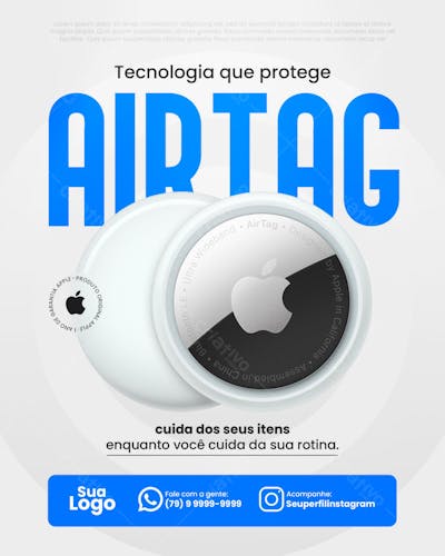 AirTag cuida dos seus itens enquanto você cuida da sua rotina