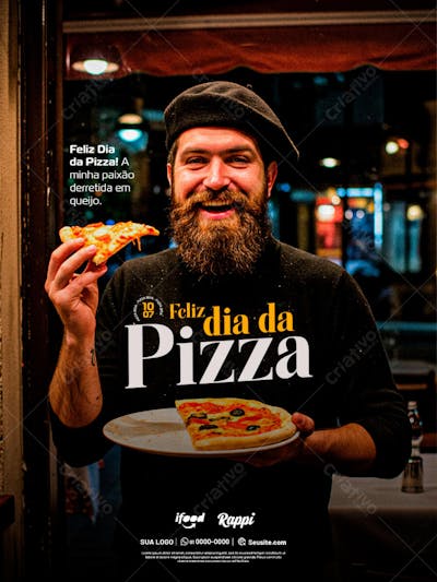 2 DIA DA PIZZA - POST PSD EDITAVEL