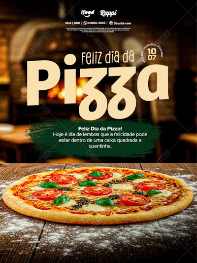 4 DIA DA PIZZA - POST PSD EDITAVEL