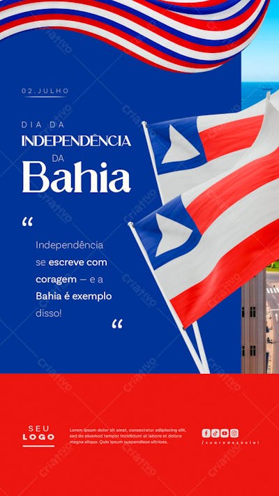 Dia da IndependÊncia da Bahia 2 de julho social media story (1)