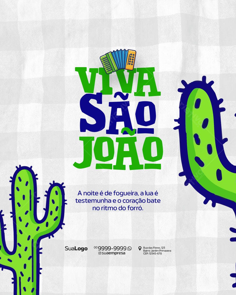 Flyer Festa Junina PSD Editável