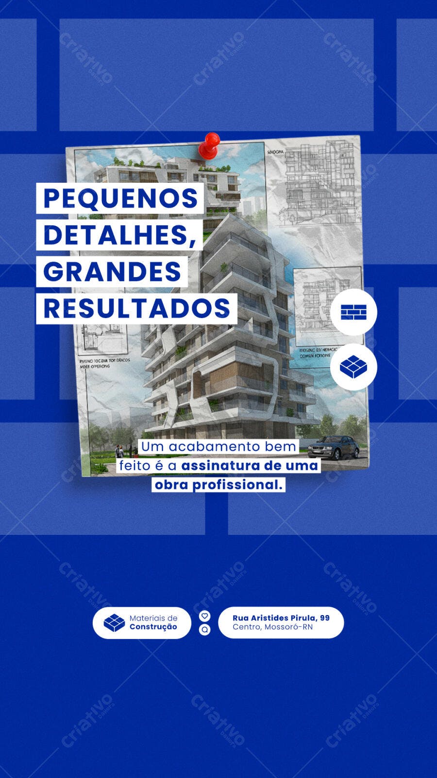 Flyer para Construção Civil PSD Editável